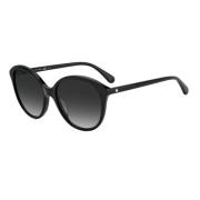 Kate Spade Svarta Acetatsolglasögon för Kvinnor Black, Dam