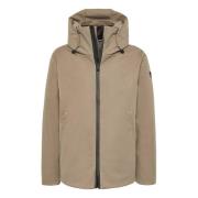 Boggi Milano B Tech Tekniskt Tyg Vadderad Blockjacka Beige, Herr