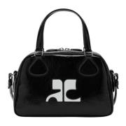 Courrèges Medium Handväska Reedition Black, Dam