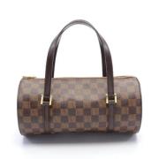 Louis Vuitton Vintage Pre-owned Canvas handvskor Brown, Dam