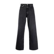 Our Legacy Straight Jeans Black, Herr