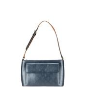 Louis Vuitton Vintage Pre-owned Laeder handvskor Blue, Dam