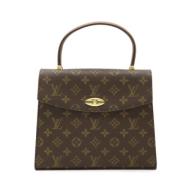 Louis Vuitton Vintage Pre-owned Tyg handvskor Brown, Dam