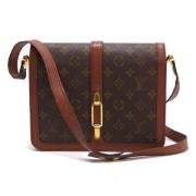 Louis Vuitton Vintage Pre-owned Laeder axelremsvskor Brown, Dam