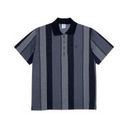 Polar Skate Co. Interlock Jacquard Polo Shirt Blue, Herr