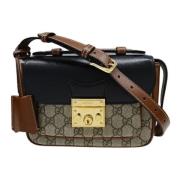 Gucci Vintage Pre-owned Canvas axelremsvskor Black, Dam