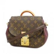 Louis Vuitton Vintage Pre-owned Tyg axelremsvskor Red, Dam