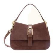 Furla Brun Mini Topphandväska Brown, Dam