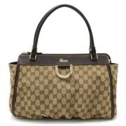 Gucci Vintage Pre-owned Canvas totevskor Green, Dam