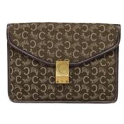 Celine Vintage Pre-owned Canvas kuvertvskor Brown, Dam