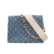 Louis Vuitton Vintage Pre-owned Denim louis-vuitton-vskor Blue, Dam