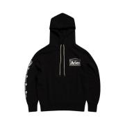 Aries Lyxig Kolumn Hoodie Black, Herr