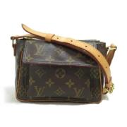 Louis Vuitton Vintage Pre-owned Canvas crossbodyvskor Brown, Dam