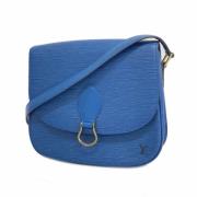 Louis Vuitton Vintage Pre-owned Tyg louis-vuitton-vskor Blue, Dam