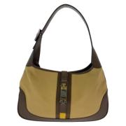 Gucci Vintage Pre-owned Canvas handvskor Yellow, Dam