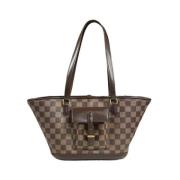 Louis Vuitton Vintage Pre-owned Canvas louis-vuitton-vskor Brown, Dam