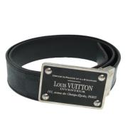 Louis Vuitton Vintage Pre-owned Laeder skrp Gray, Herr