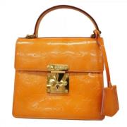 Louis Vuitton Vintage Pre-owned Tyg handvskor Orange, Dam