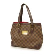 Louis Vuitton Vintage Pre-owned Tyg louis-vuitton-vskor Brown, Dam