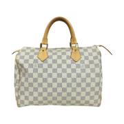 Louis Vuitton Vintage Pre-owned Tyg handvskor White, Dam