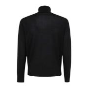 Dsquared2 Stilig Pullover Tröja för Män Black, Herr