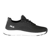 Fila Sportiga Svarta Damsneakers Elastiska Snören Black, Dam