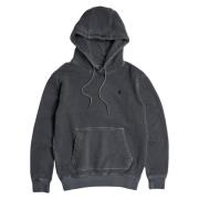 G-star Overdyed hoodie med känguruficka Gray, Herr