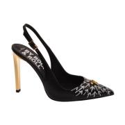 John Richmond Slingback med spänne Black, Dam