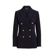 Ralph Lauren Stilfull Sako Modellkollektion Blue, Dam