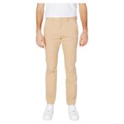 Tommy Jeans Klassiska Chinos i Beige Beige, Herr