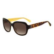 Kate Spade Brun Acetat Dam Solglasögon Brown, Dam