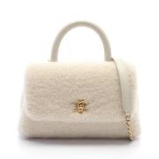 Chanel Vintage Pre-owned Tyg handvskor White, Dam