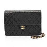 Chanel Vintage Pre-owned Laeder axelremsvskor Black, Dam