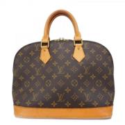 Louis Vuitton Vintage Pre-owned Tyg handvskor Brown, Dam