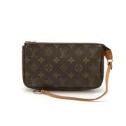 Louis Vuitton Vintage Pre-owned Tyg handvskor Brown, Dam