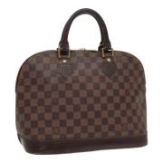 Louis Vuitton Vintage Pre-owned Canvas handvskor Brown, Dam