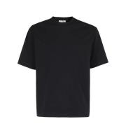 Paolo Pecora Bomull Bielastisk Jersey T-shirt Black, Herr