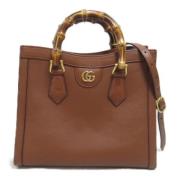 Gucci Vintage Pre-owned Laeder handvskor Brown, Dam