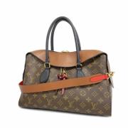 Louis Vuitton Vintage Pre-owned Tyg handvskor Brown, Dam