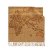 Alviero Martini 1a Classe Beige Map Design Halsduk Beige, Dam