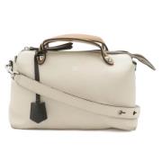 Fendi Vintage Pre-owned Laeder handvskor Beige, Dam