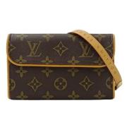 Louis Vuitton Vintage Pre-owned Tyg louis-vuitton-vskor Brown, Dam