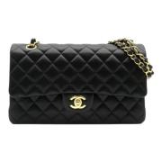 Chanel Vintage Pre-owned Laeder axelremsvskor Black, Dam