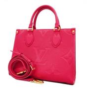 Louis Vuitton Vintage Pre-owned Tyg handvskor Pink, Dam