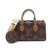 Louis Vuitton Vintage Pre-owned Tyg louis-vuitton-vskor Brown, Dam