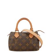 Louis Vuitton Vintage Pre-owned Tyg handvskor Brown, Dam