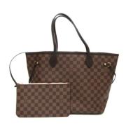 Louis Vuitton Vintage Pre-owned Canvas axelremsvskor Brown, Dam