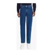 A.p.c. Klassiska Denim Jeans Blue, Herr