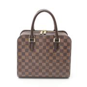 Louis Vuitton Vintage Pre-owned Canvas handvskor Brown, Dam