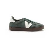 Victoria Gröna Mocka Sneakers med Ergonomisk Fotbädd Green, Herr